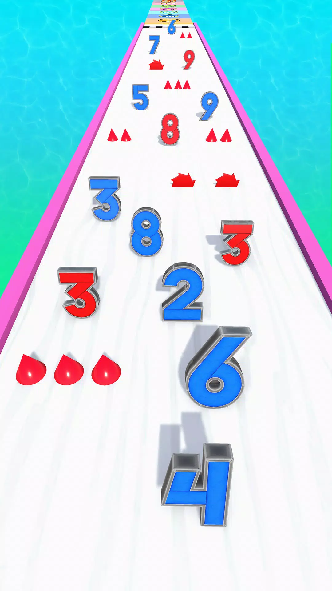 Number Master Run 3D Games ภาพหน้าจอ 1