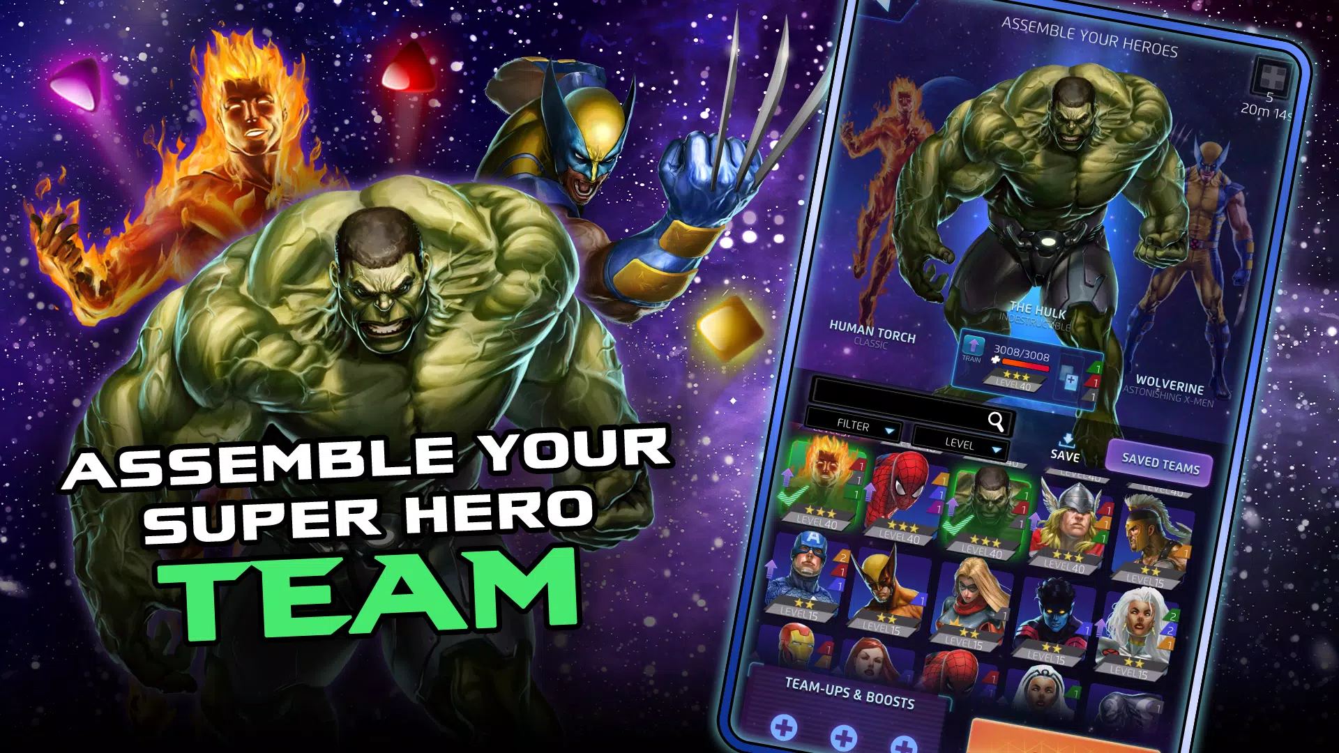 MARVEL Puzzle Quest: Match RPG Ảnh chụp màn hình 3