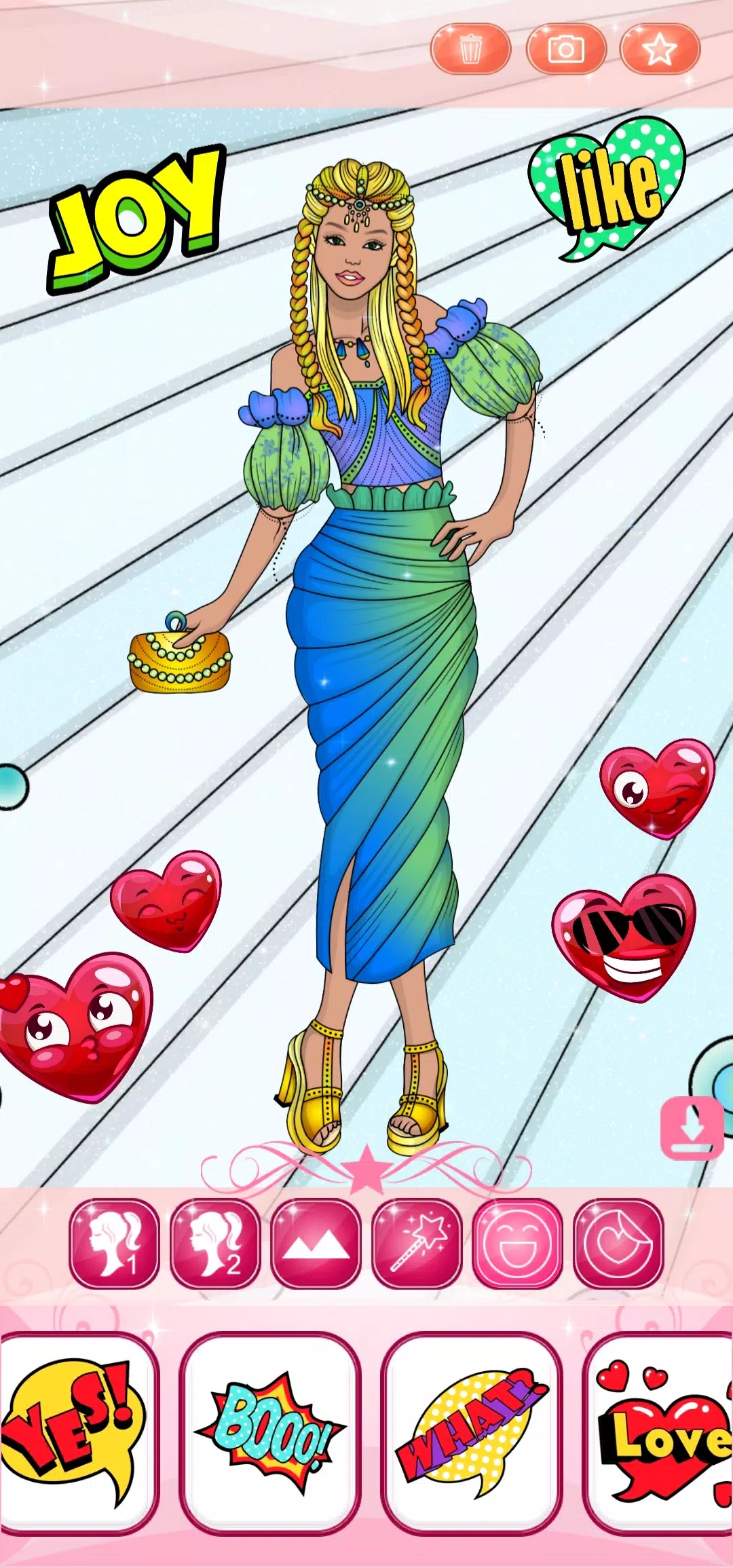 Dress Up Games & Coloring Book Captura de tela 3