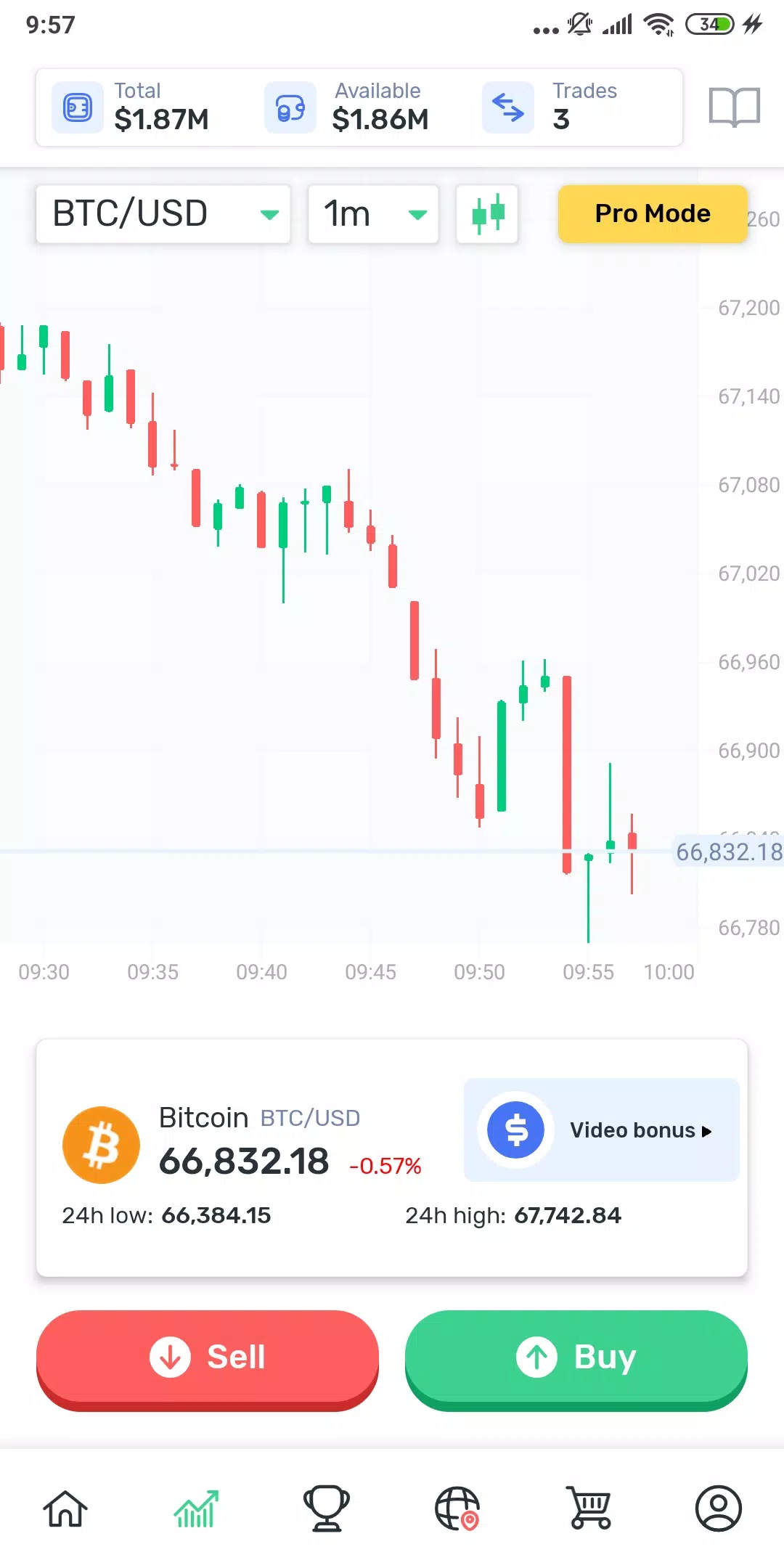 Cryptomania —Trading Simulator應用截圖第2張