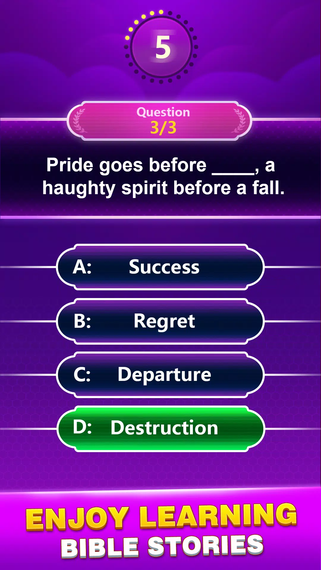 Bible Trivia Screenshot 4