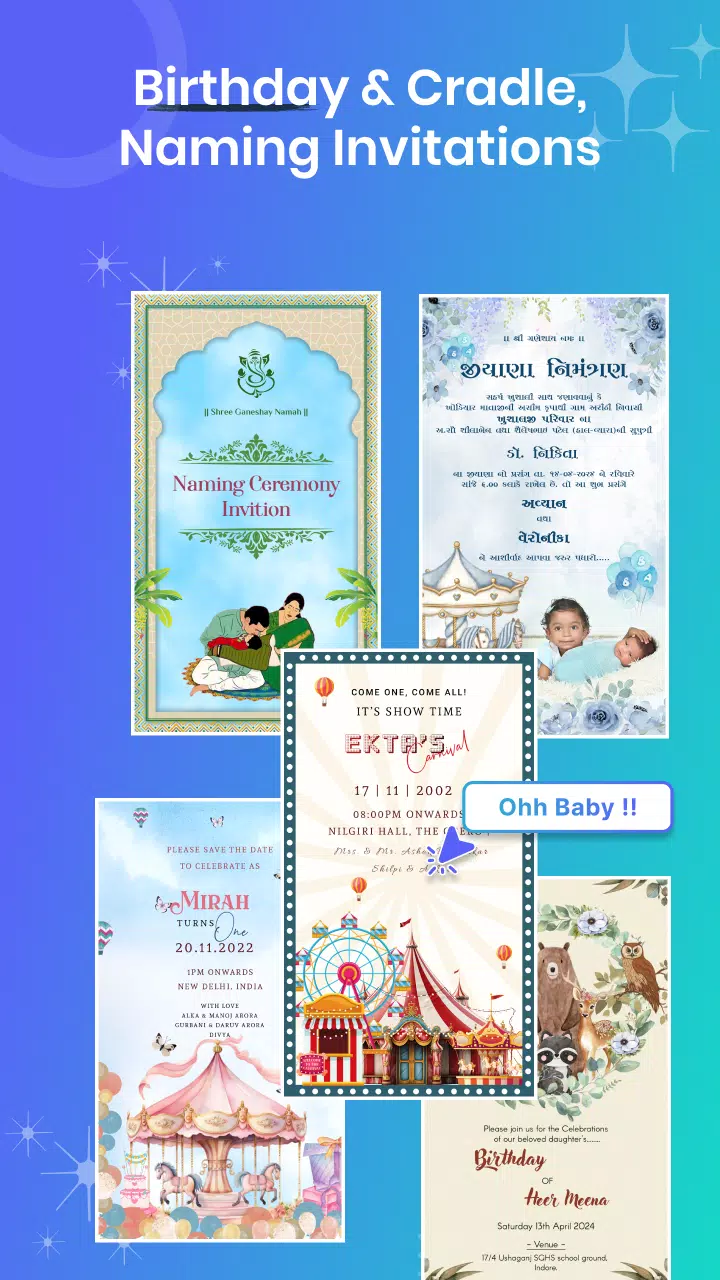 Invitation Maker - Card Design Tangkapan skrin 4