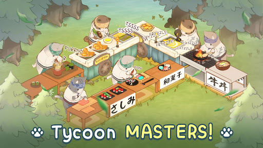 Cat Garden Food Party Tycoon Captura de pantalla 3