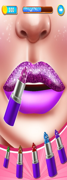 Lip Art Games: Lipstick Makeup Capture d'écran 1