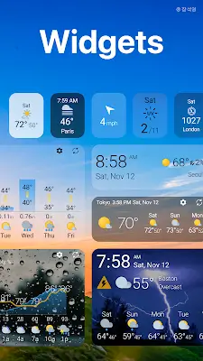 Weather & Widget - Weawow Captura de tela 3