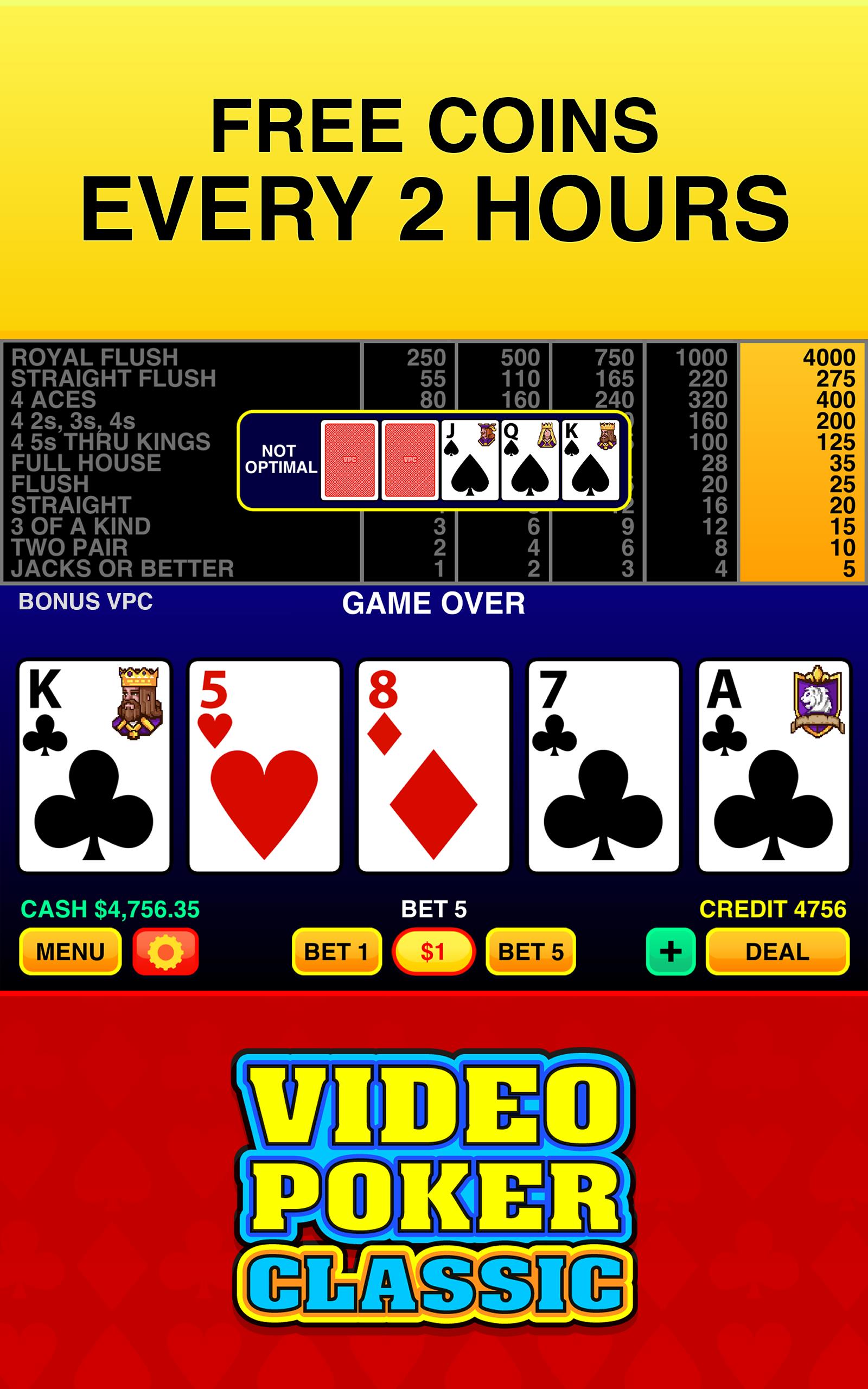 Video Poker Classic ® Ảnh chụp màn hình 4