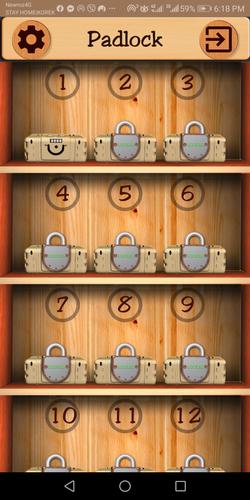 Open The Lock(padlock puzzle) 스크린샷 1