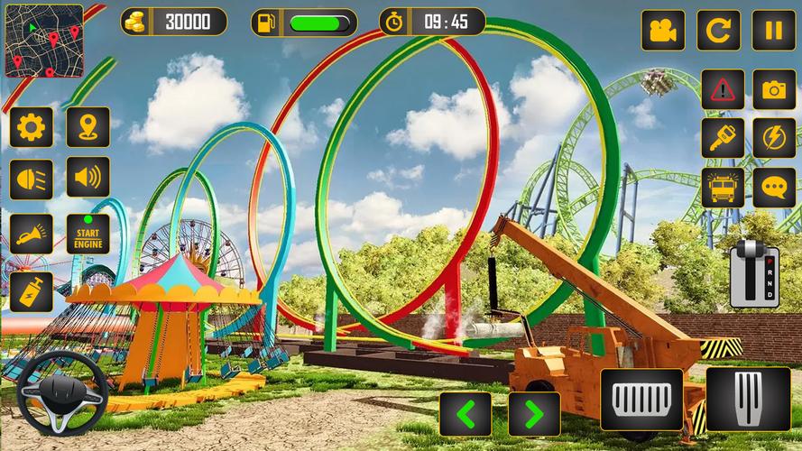 Roller Coaster Builder Game Скриншот 4