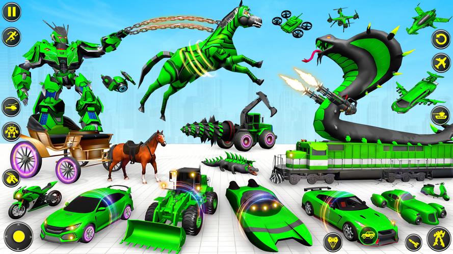 Horse Robot: Car Robot Games應用截圖第2張