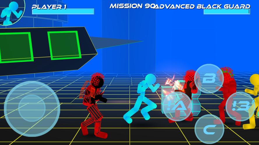 Stickman Neon Street Fighting 스크린샷 4