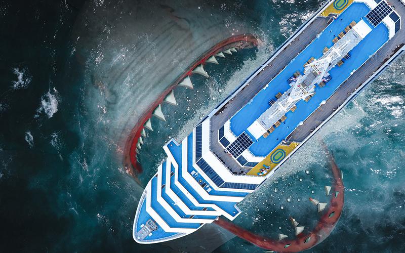 Megalodon shark fish eater Captura de tela 2