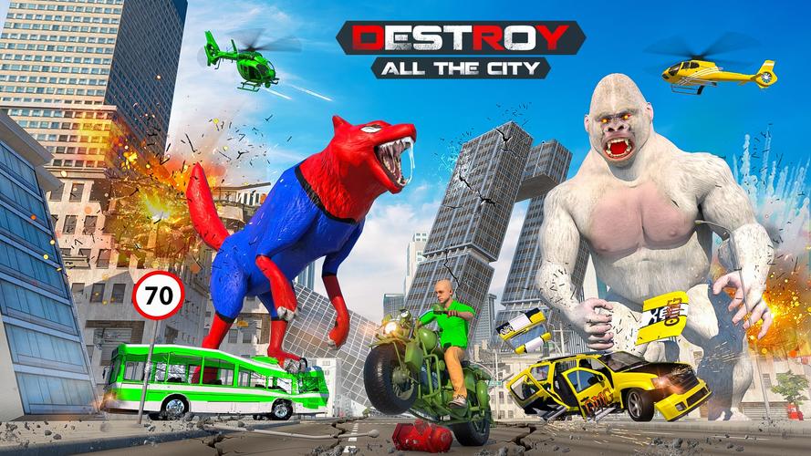 Giant Gorilla Bigfoot Monster Screenshot 2