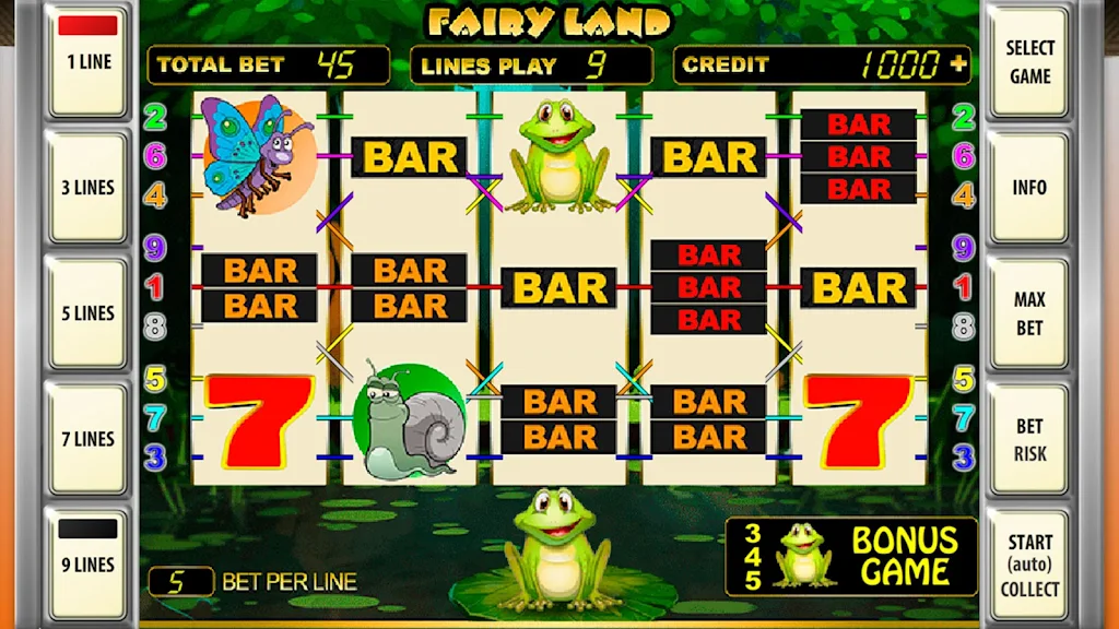 Slot machines Fairy Land Deluxe Screenshot 2