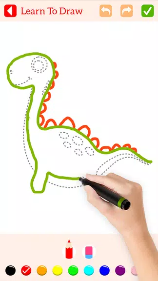 Learn To Draw Animals - Steps Schermafbeelding 2