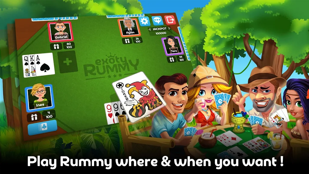 Multiplayer Rummy Game Скриншот 1