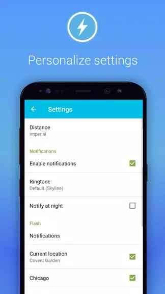Lightning Alarm Weatherplaza Screenshot 4