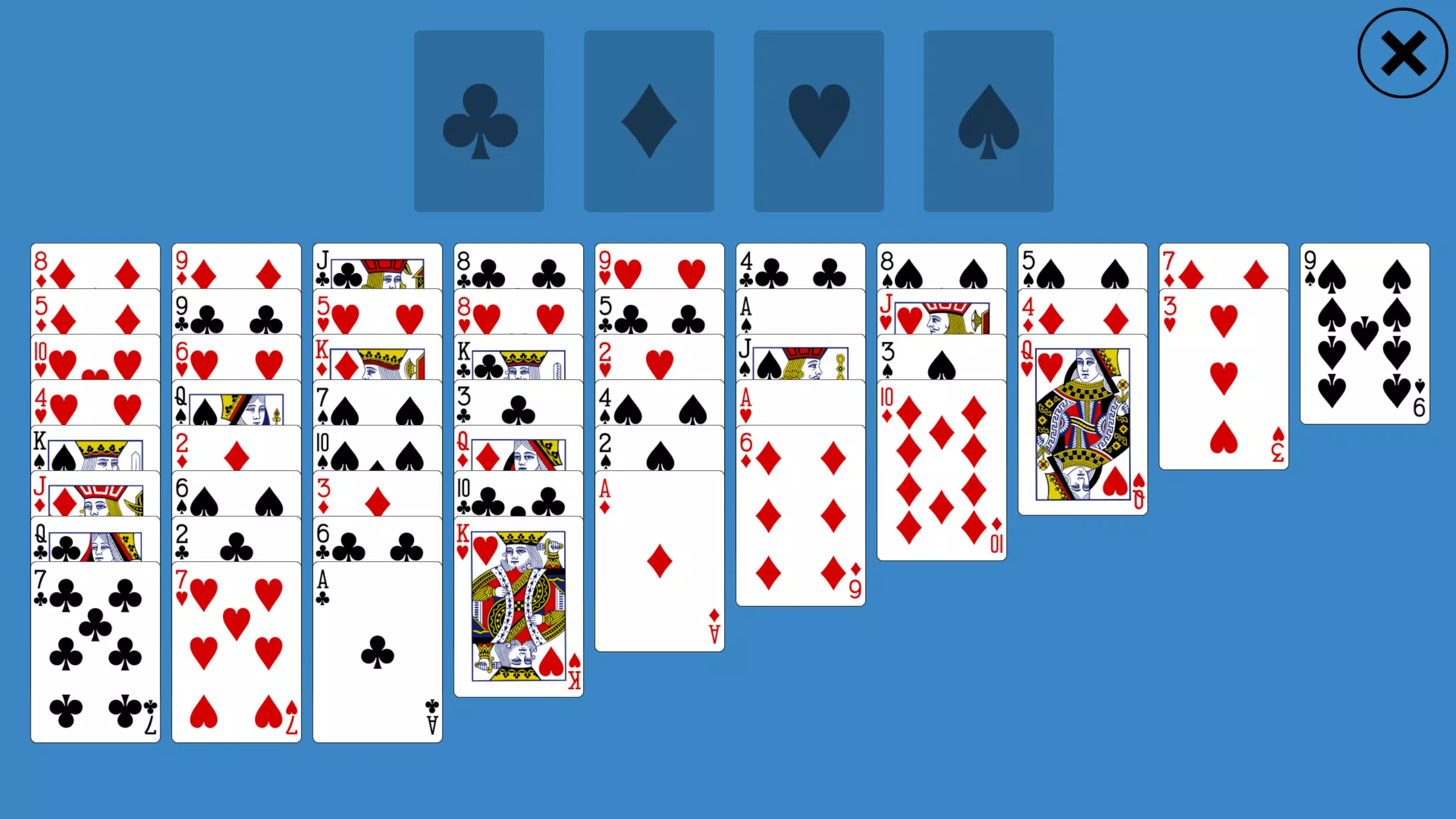 Schermata Classic Simple Simon Solitaire 1