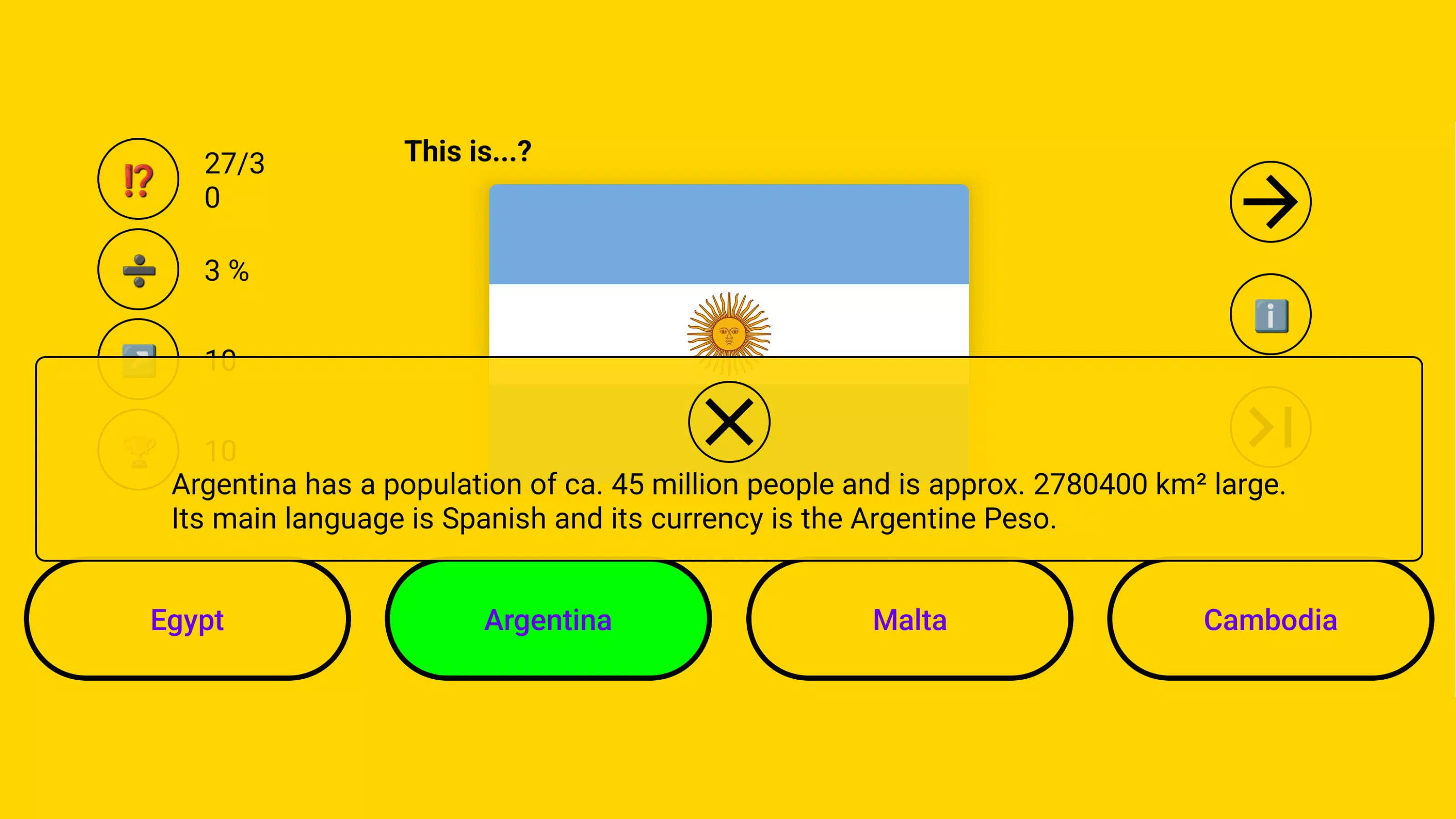 Super Flags! Flag Quiz Скриншот 4