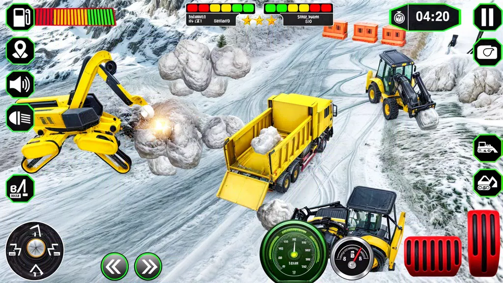 Real Heavy Snow Plow Truck Schermafbeelding 2