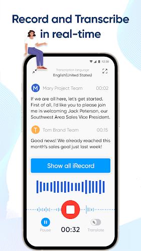 iRecord: Transcribe Voice Note Screenshot 1