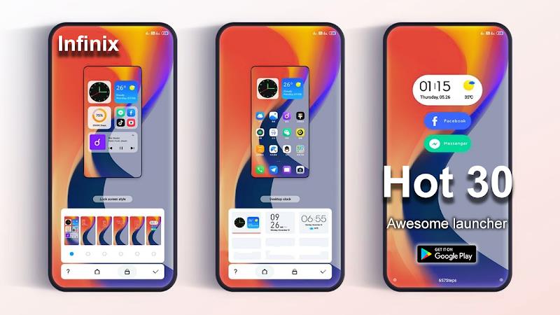 Infinix Hot 30 Launcher:Themes Zrzut ekranu 3