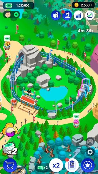 Idle Theme Park Tycoon Mod ภาพหน้าจอ 4