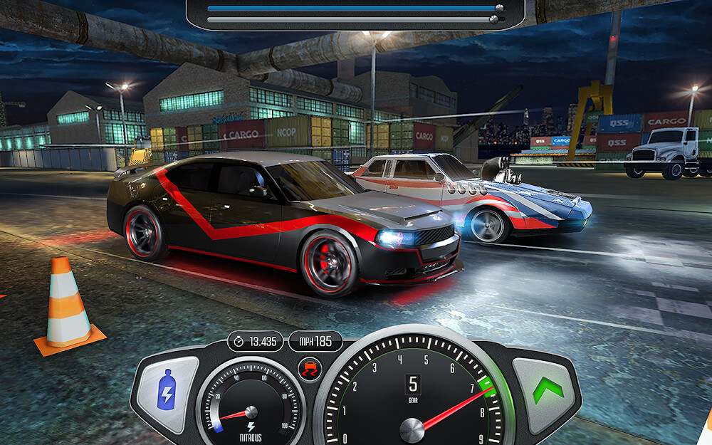 Top Speed: Drag & Fast Racing Mod 스크린샷 1