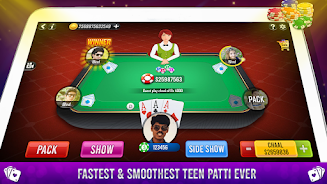 Teenpatti Indian poker 3 patti Captura de tela 1