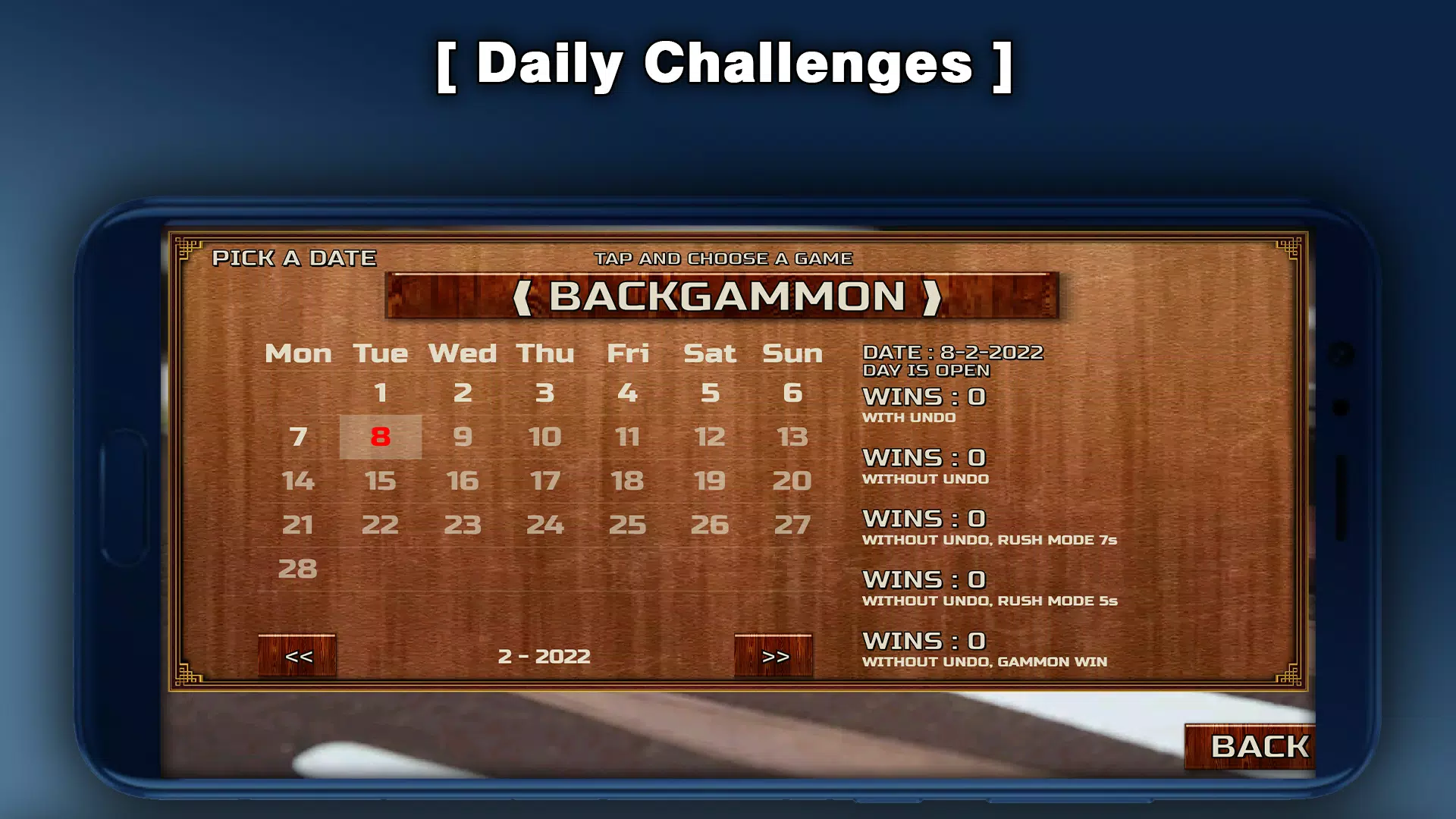 Schermata Backgammon Games : +18 4