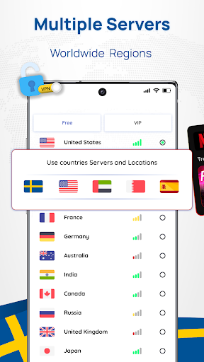 Sweden VPN: Get Sweden IP应用截图第2张