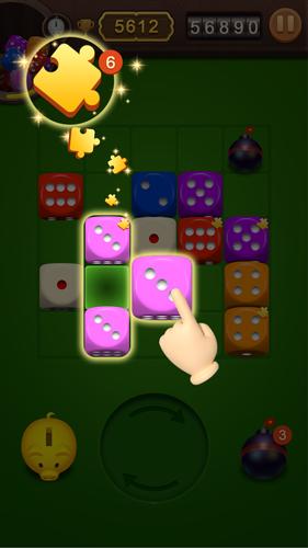 Dice Jigsaw Puzzle Capture d'écran 2