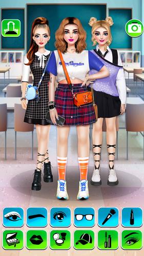 College Girls Fashion Dress Up Ảnh chụp màn hình 2