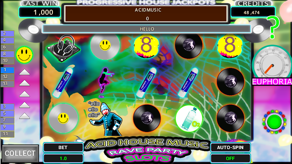 Dance Energy Rave Party Slot Captura de tela 1