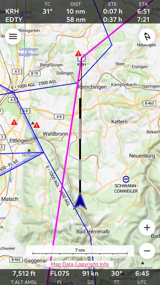 Enroute Flight Navigation Screenshot 1