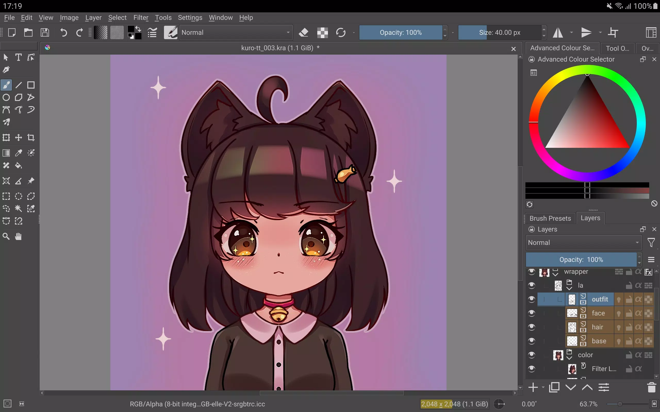 Krita ภาพหน้าจอ 4