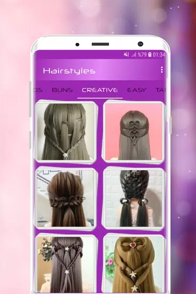 Schermata Hairstyles Step by Step Videos 2
