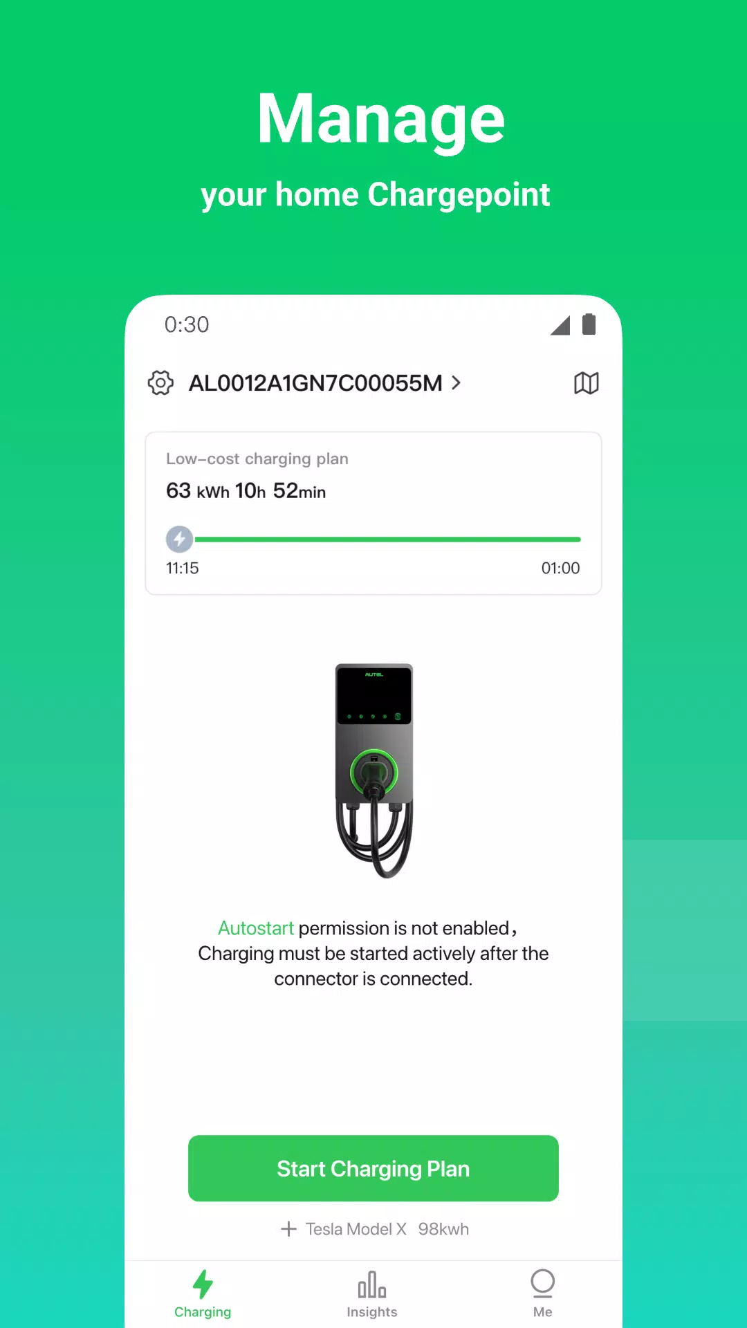 Autel Charge Ekran Görüntüsü 2