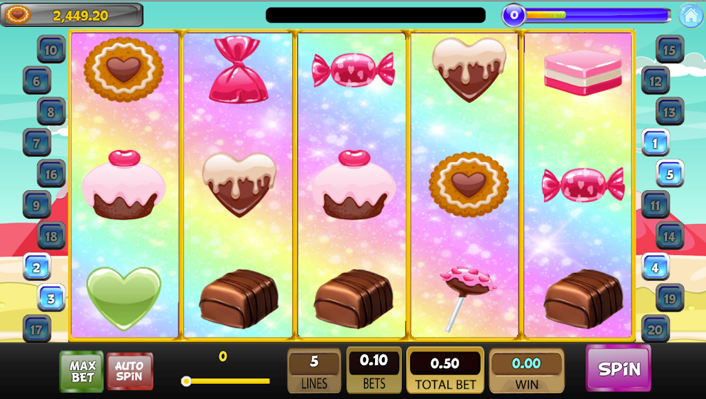 Candy Sweet Slot machine Ekran Görüntüsü 1