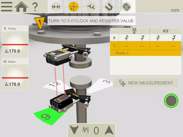 Schermata Easy-Laser XT Alignment 4