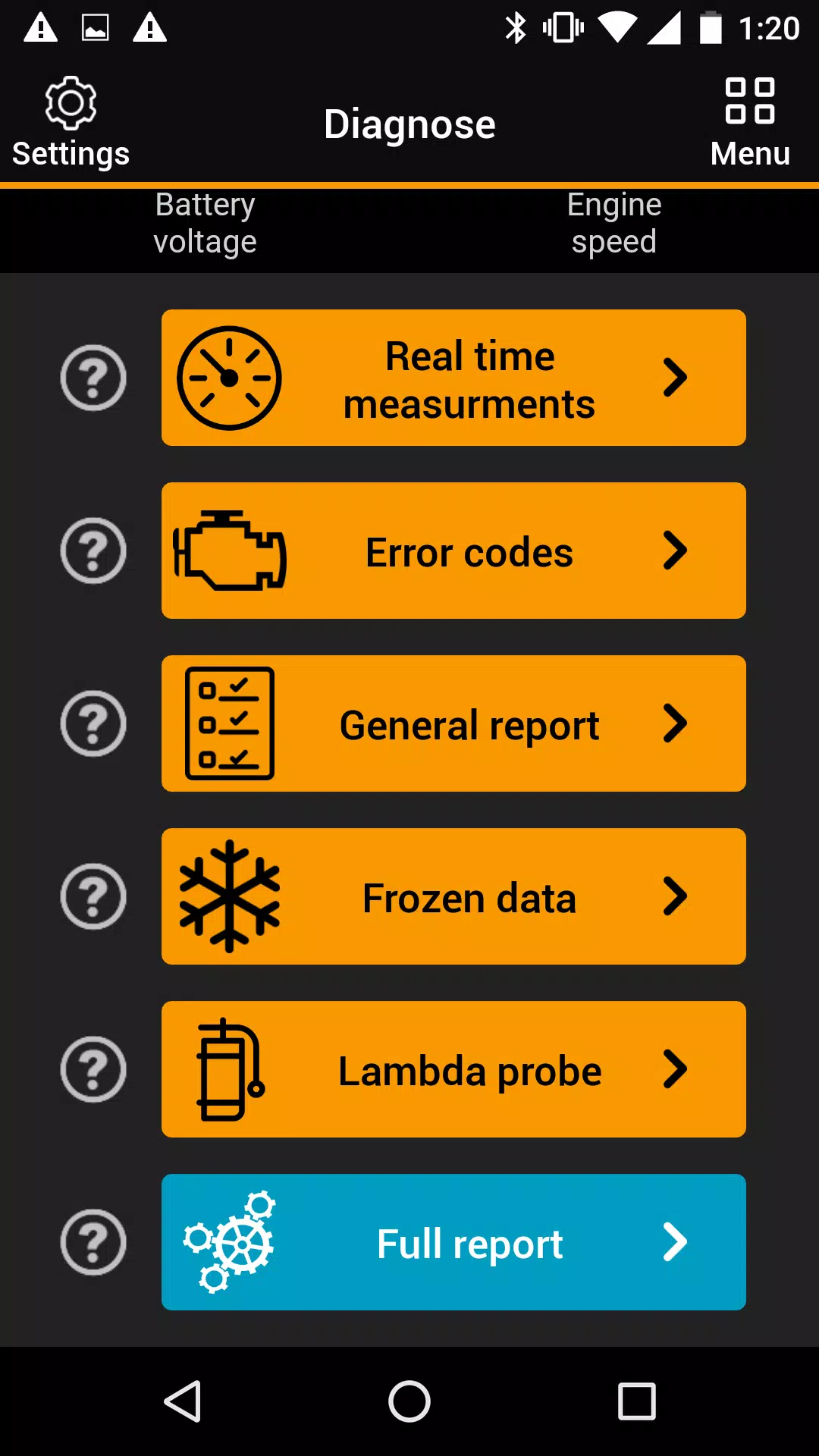 OBDclick ภาพหน้าจอ 1