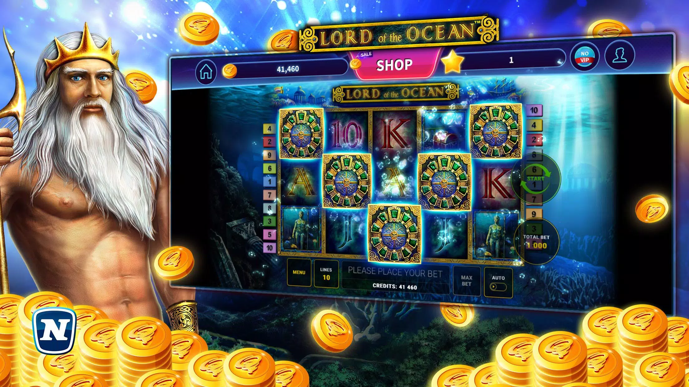 Lord of the Ocean™ Slot Schermafbeelding 1