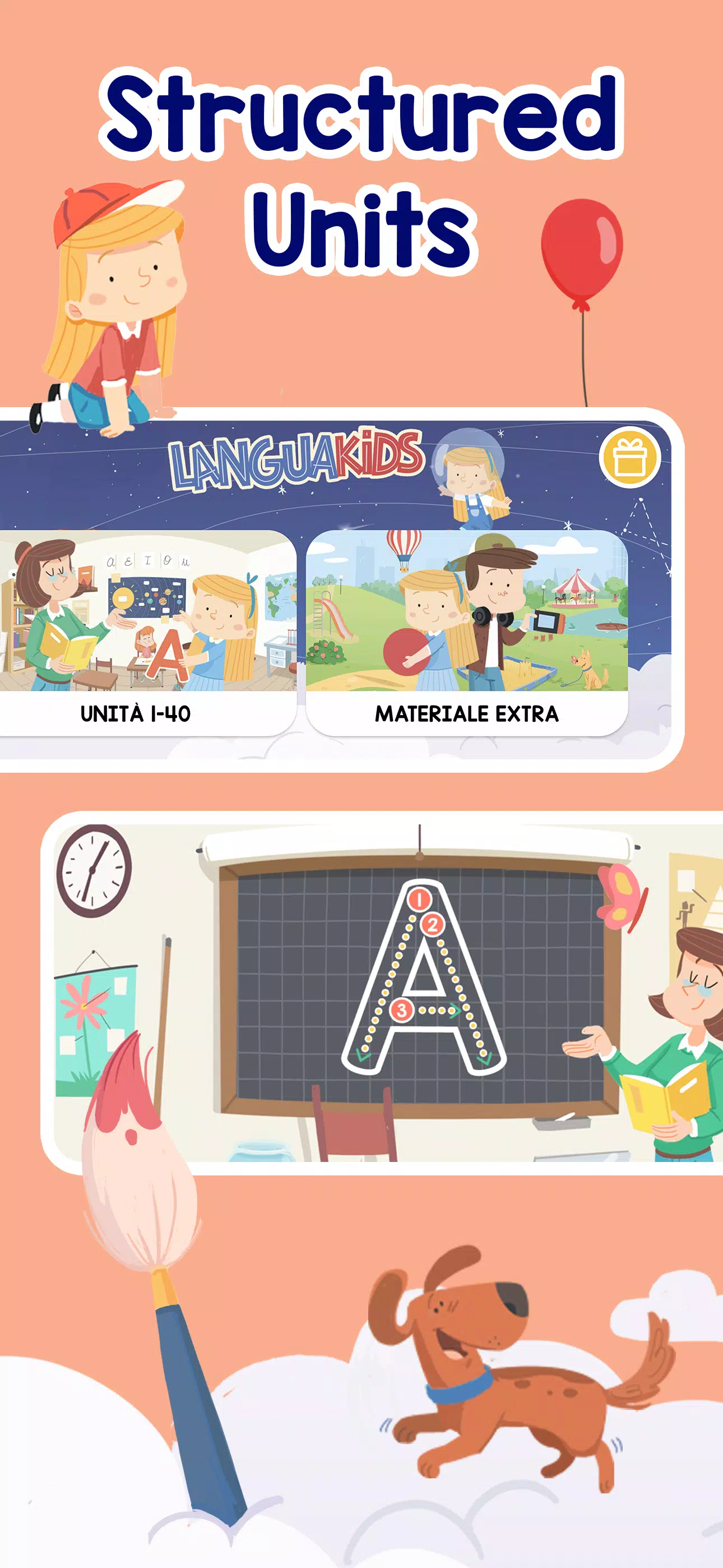 LANGUAKIDS: Italian for kids Ekran Görüntüsü 3