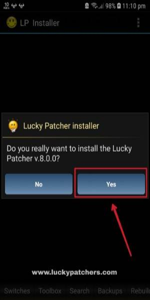 Schermata Lucky Patcher Mod 1