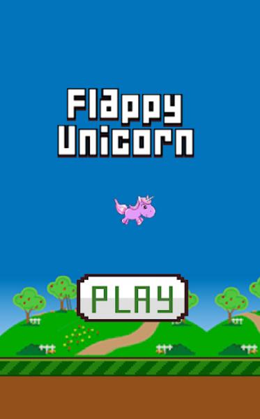 Flappy Unicorn स्क्रीनशॉट 1