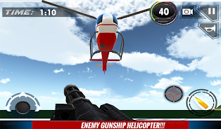 Police Boat Shooting Games 3D Ảnh chụp màn hình 1