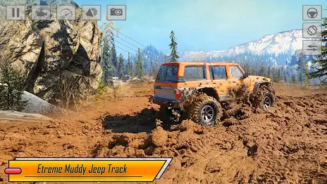 Offroad Driving Jeep Simulator Schermafbeelding 1