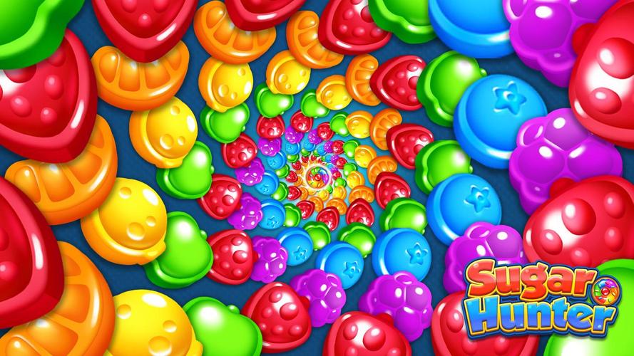 Sugar Hunter®: Match 3 Puzzle Captura de tela 1