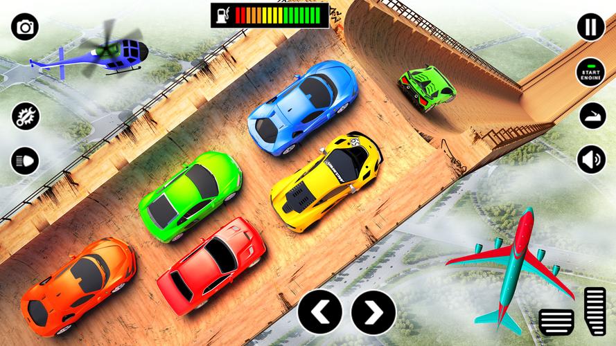 Car Stunt Races 3D: Mega Ramps Captura de pantalla 1