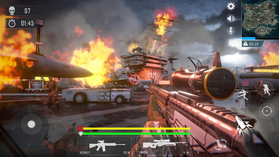 WarStrike FPS Offline Gun Game Capture d'écran 1