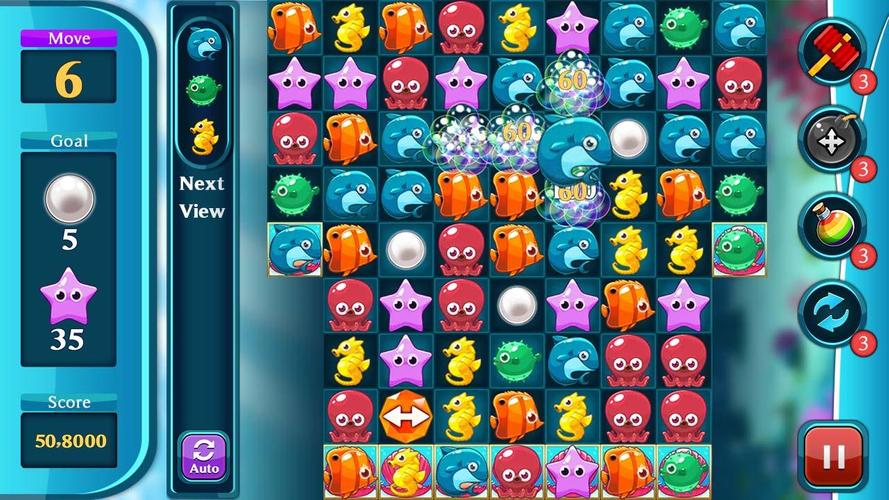 Ocean Match Puzzle Captura de pantalla 2